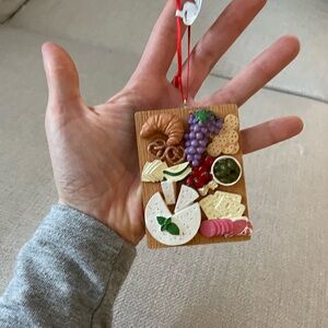 Charcuterie board ornament by the bridge collection